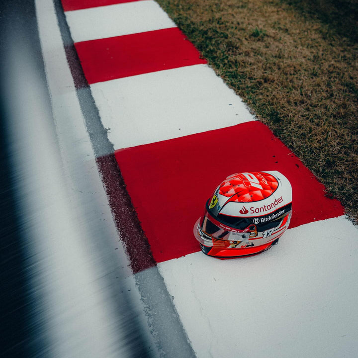 Charles Leclerc Helmet Japanese GP 2024 "Jules Bianchi Tribute" Scuderia Ferrari F1 - Jules - Looksmart 1:5 Helmet