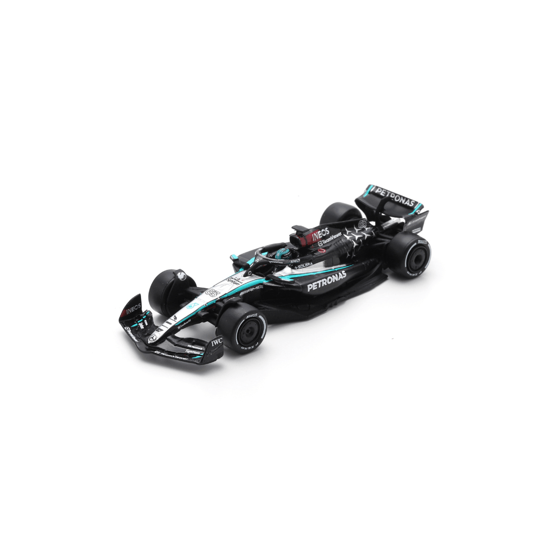 Mercedes AMG W15 - Lewis Hamilton & George Russell - 2024 Bahrain GP Model Car Scale 1:64 Sparky