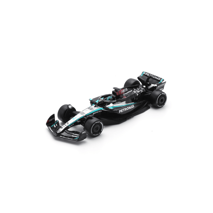 Mercedes AMG W15 - Lewis Hamilton & George Russell - 2024 Bahrain GP Model Car Scale 1:64 Sparky