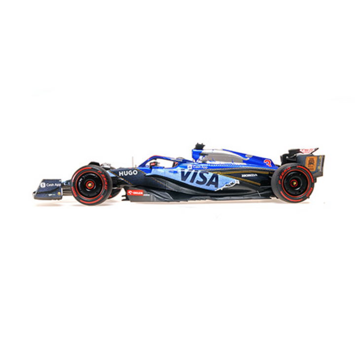 Daniel Ricciardo LAST RACE - Visa Cash App RB VCARB 01 - Singapore GP 2024 Special Livery Model Car - Minichamps