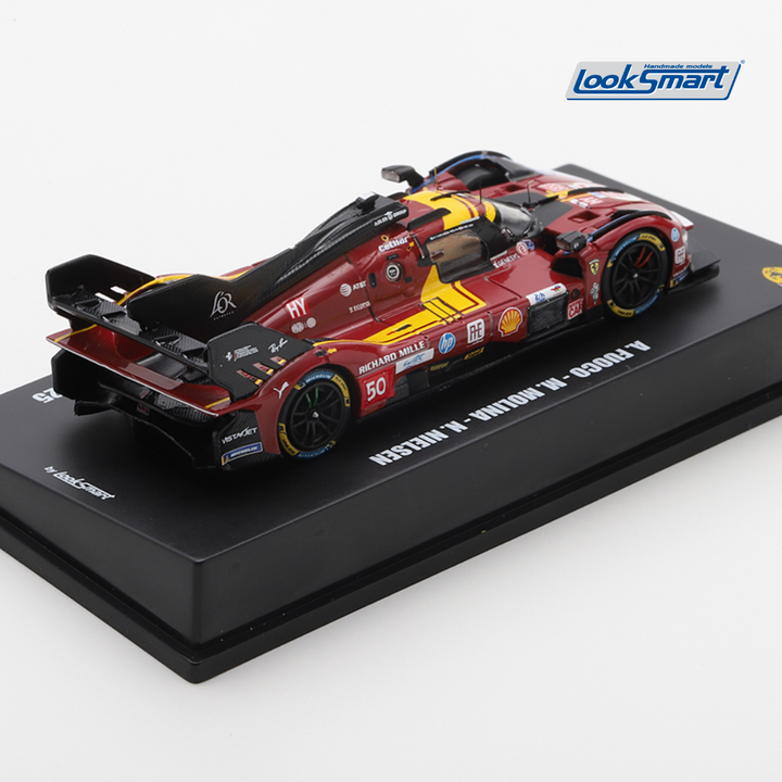 Ferrari 499P 2025 Le Mans 24H No.50 - Looksmart Scale 1:64 Model Car