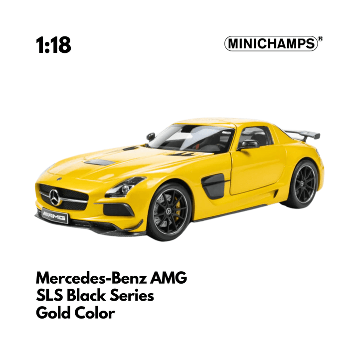 Mercedes-Benz AMG SLS Black Series Gold Color - CLDC Exclusive - 1/18 Minichamps Model Car