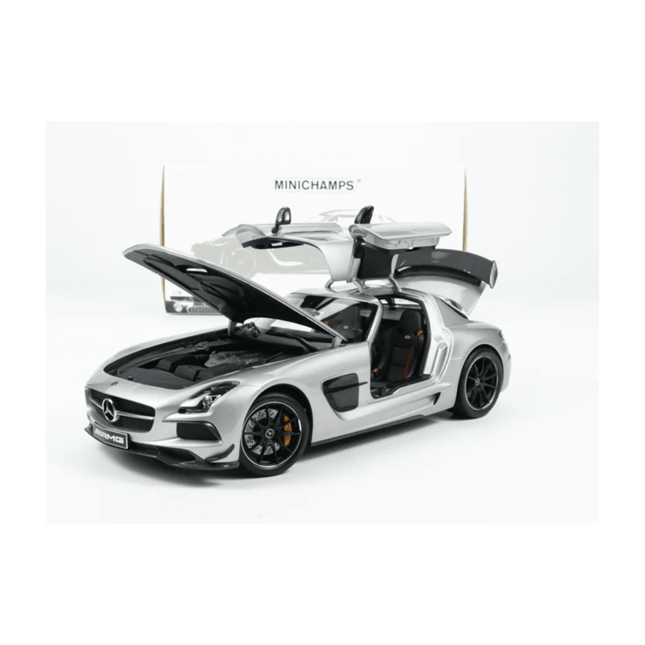 Mercedes-Benz AMG SLS Black Series Silver Color - CLDC Exclusive - 1/18 Minichamps Model Car