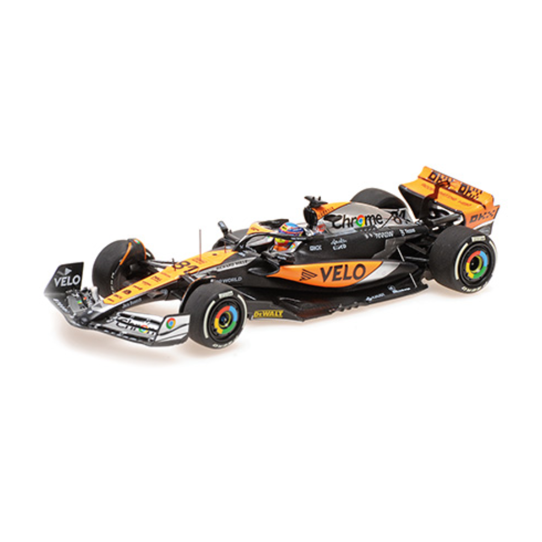 McLaren MCL60 | British GP 2023 Chrome Livery Model Car Oscar Piastri - Minichamps