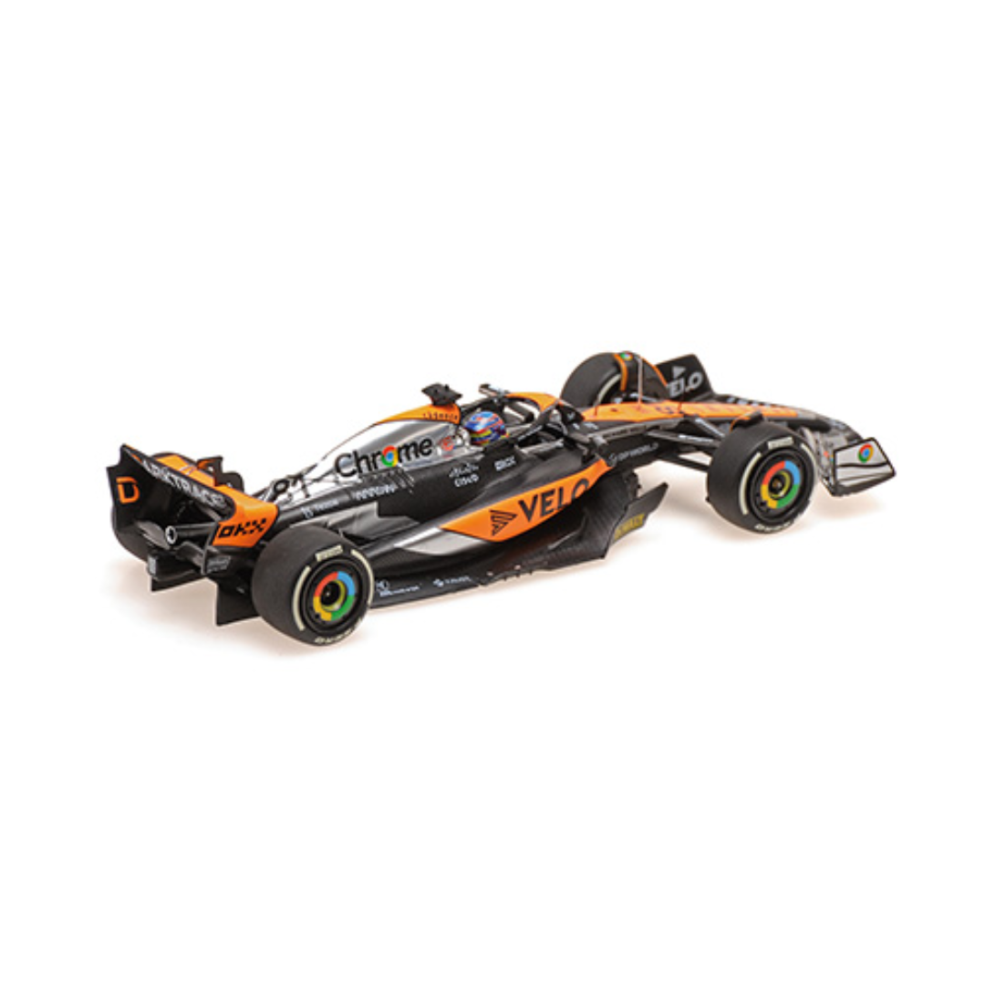 McLaren MCL60 | British GP 2023 Chrome Livery Model Car Oscar Piastri - Minichamps