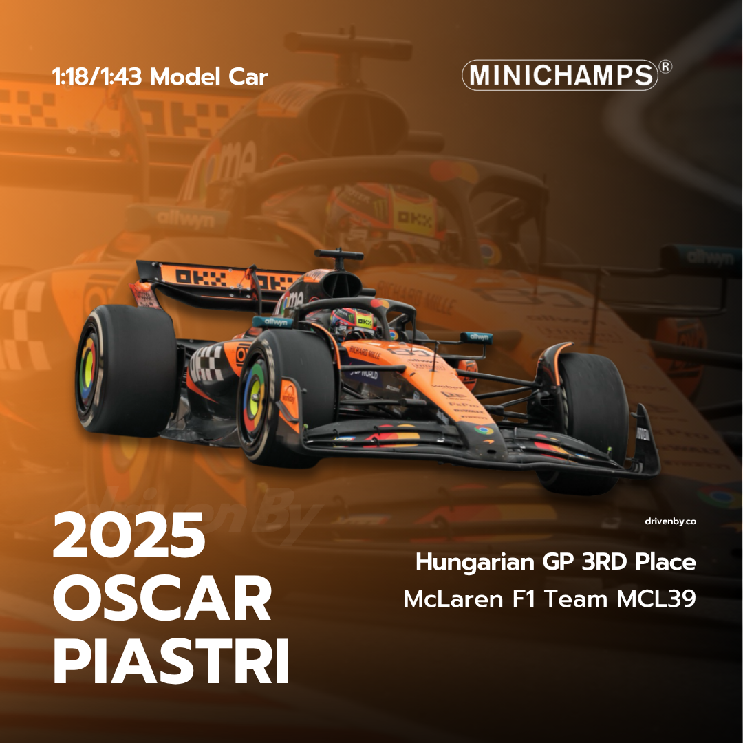 Oscar Piastri Hungarian GP 2025 McLaren MCL39 Model Car – Minichamps