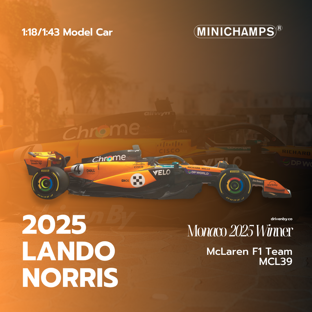 Lando Norris – Winner Monaco GP 2025 McLaren F1 Team MCL39 –  Minichamps 1:43 Model Car