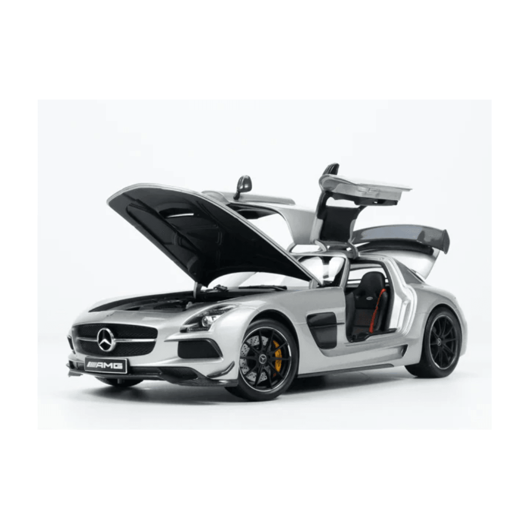 Mercedes-Benz AMG SLS Black Series Silver Color - CLDC Exclusive - 1/18 Minichamps Model Car