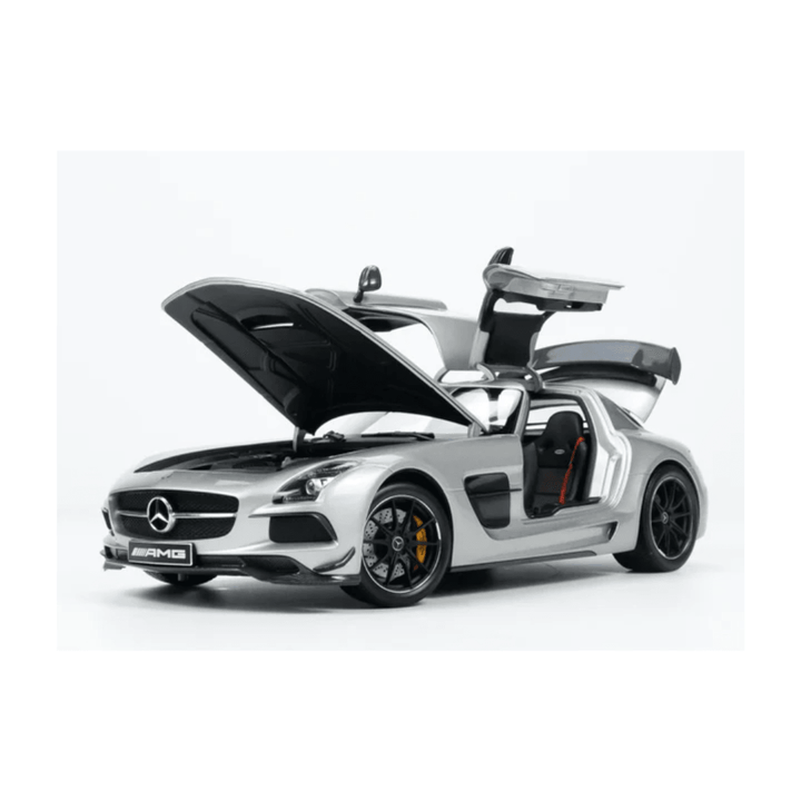 Mercedes-Benz AMG SLS Black Series Silver Color - CLDC Exclusive - 1/18 Minichamps Model Car
