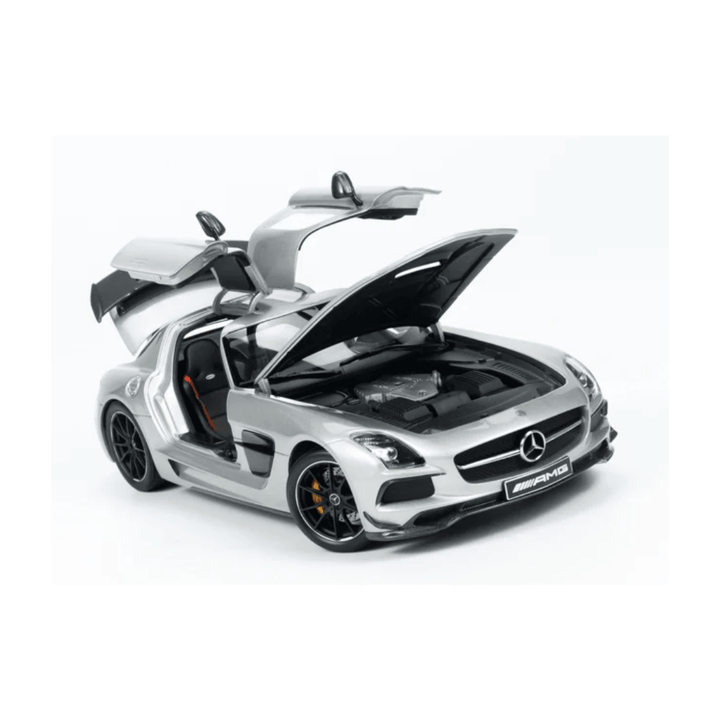Mercedes-Benz AMG SLS Black Series Silver Color - CLDC Exclusive - 1/18 Minichamps Model Car