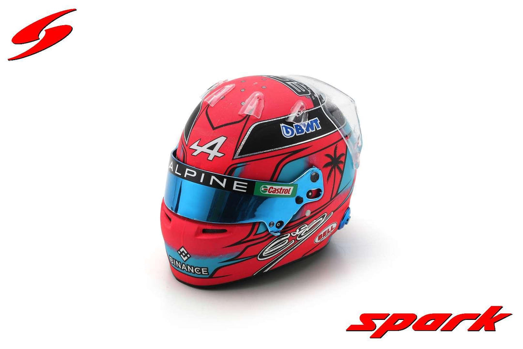 Alpine F1 1/5 Proportion Mini Helmet Esteban Ocon Miami GP 2023