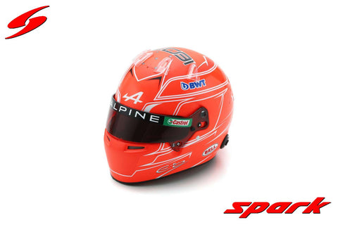 Alpine F1 1/5 Proportion Mini Helmet Esteban Ocon Monaco GP 2023