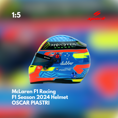 Oscar Piastri - McLaren F1 Season 2024 Helmet - 1/5 Proportion Mini Helmet