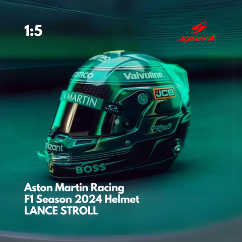 Lance Stroll - Aston Martin Racing F1 Season 2024 Helmet - 1/5 Proportion Mini Helmet