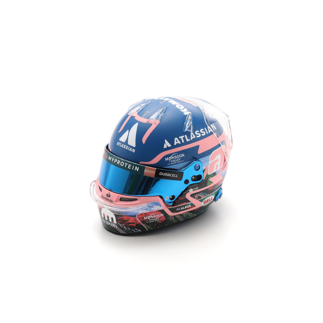Alex Albon Helmet Japanese GP 2025 - Williams Racing - Spark 1:5 Helmet
