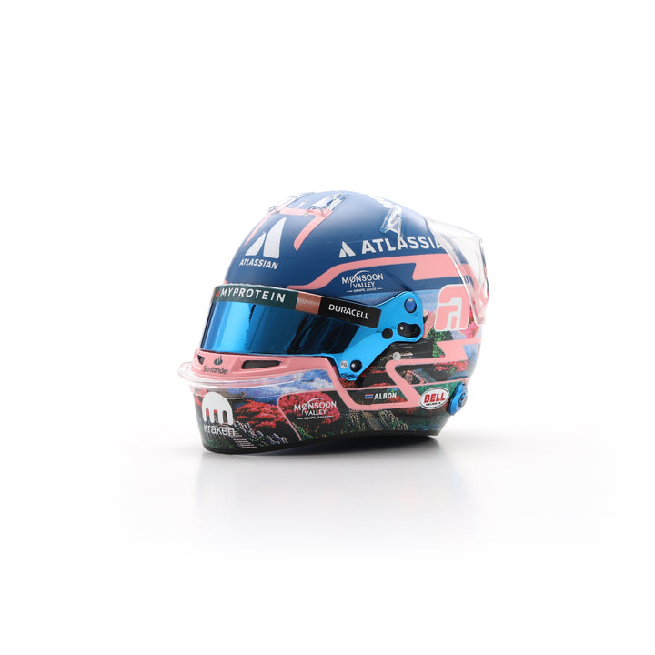 Alex Albon Helmet Japanese GP 2025 - Williams Racing - Spark 1:5 Helmet