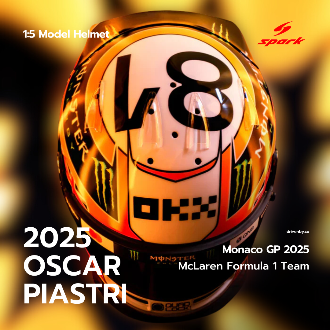 Oscar Piastri Monaco GP 2025 - McLaren F1 Team - Spark 1:5 Helmet