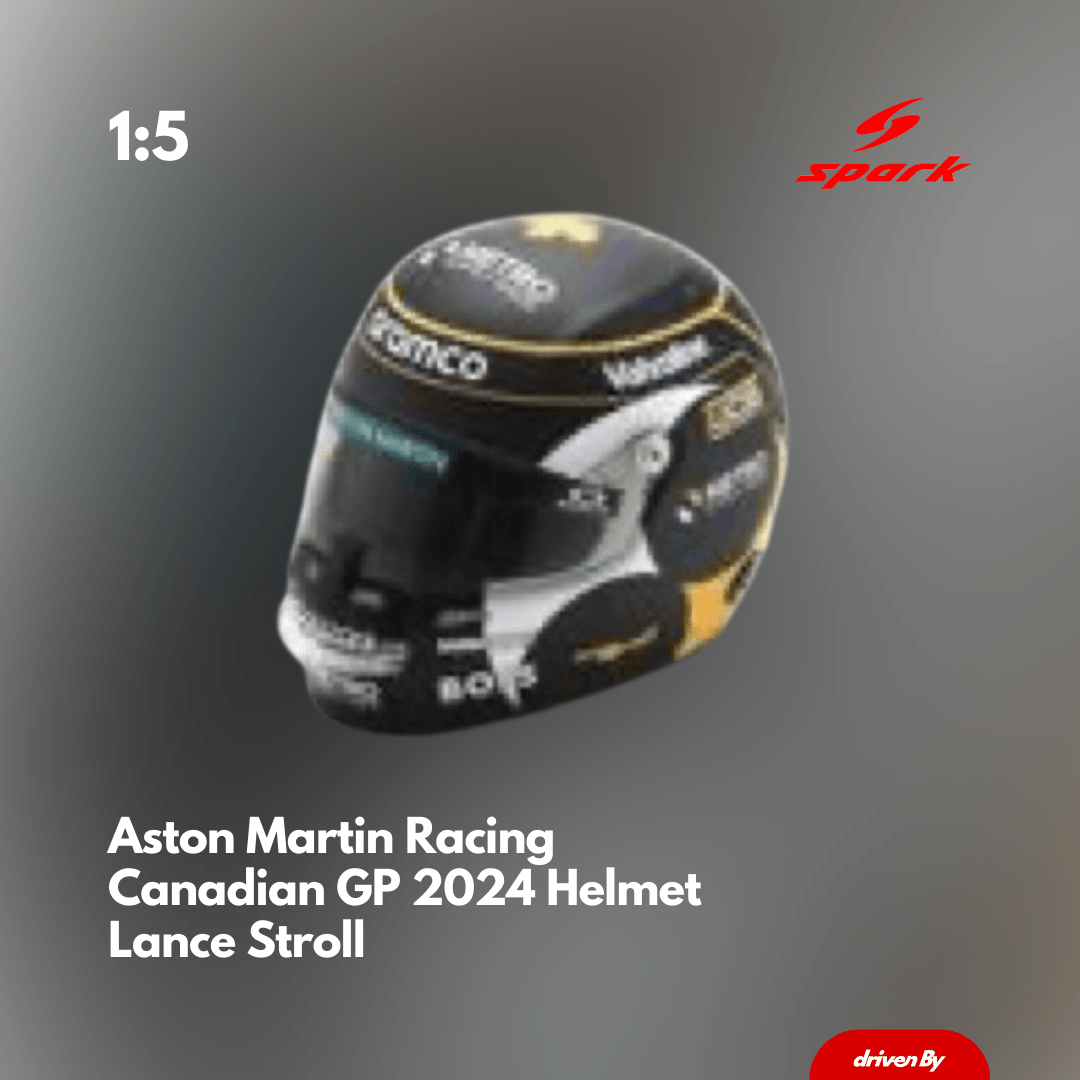 Lance Stroll Helmet - Aston Martin F1 Team 2024 Helmet - 1/5 Proportion Mini Helmet