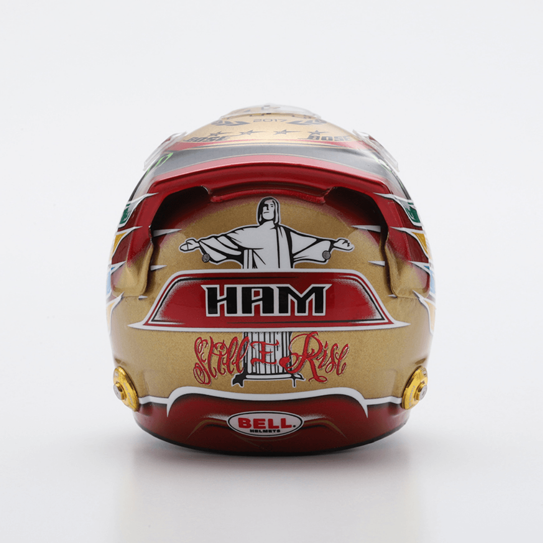 Lewis Hamilton Helmet Abu Dhabi 2017 Helmet Special Edition - 1/5 Proportion Spark Mini Helmet
