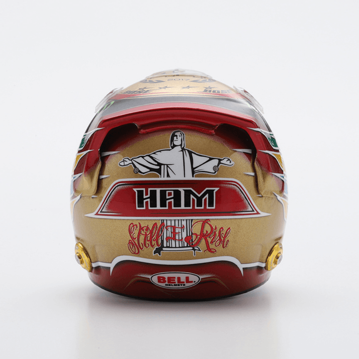 Lewis Hamilton Helmet Abu Dhabi 2017 Helmet Special Edition - 1/5 Proportion Spark Mini Helmet