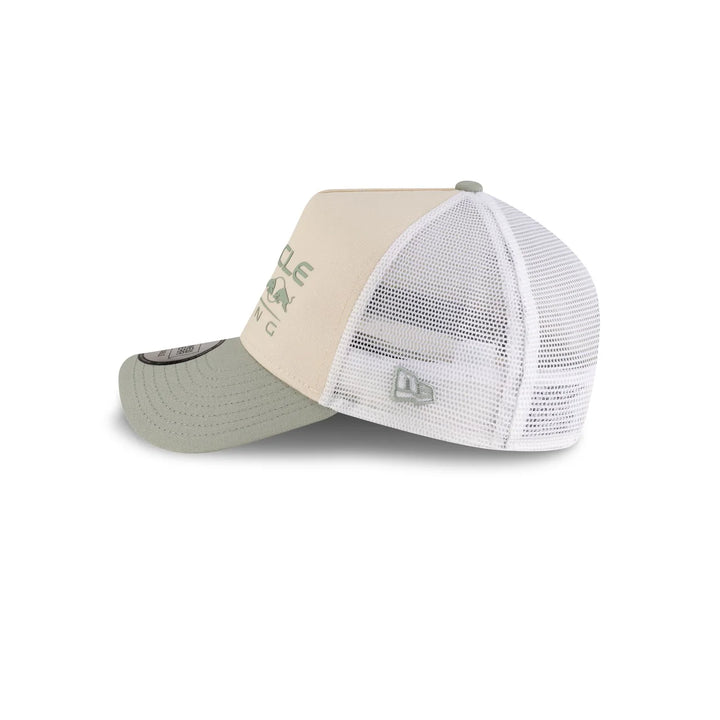 Red Bull Racing 2025 E-Frame Trucker Cap - Light Beige