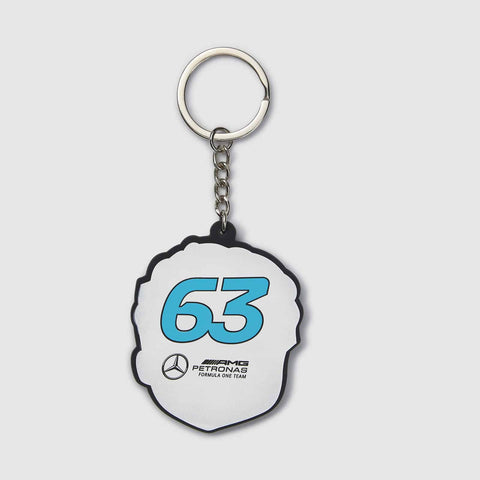 Mercedes-AMG Petronas – 2024 George Russell Caricature Keyring