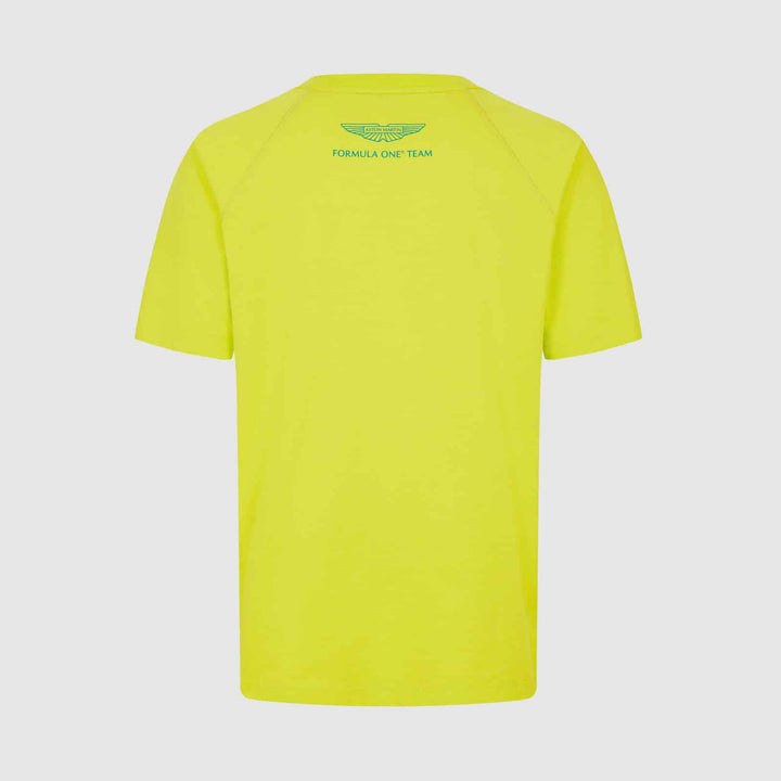 Aston Martin F1 Team  2024 Logo T-Shirt (Lime)