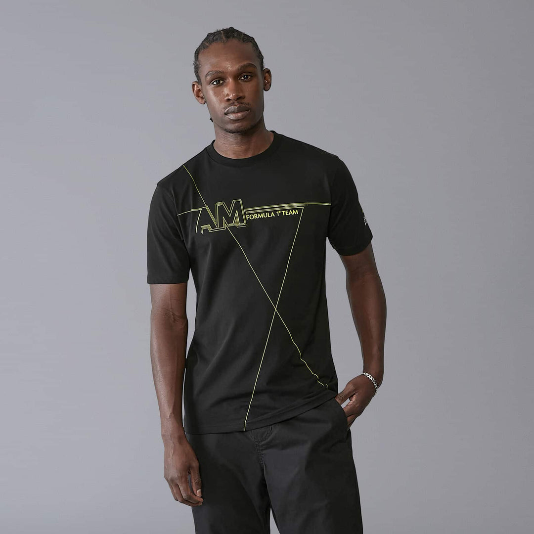Aston Martin F1 Team 2024 Wireframe Graphic T-Shirt