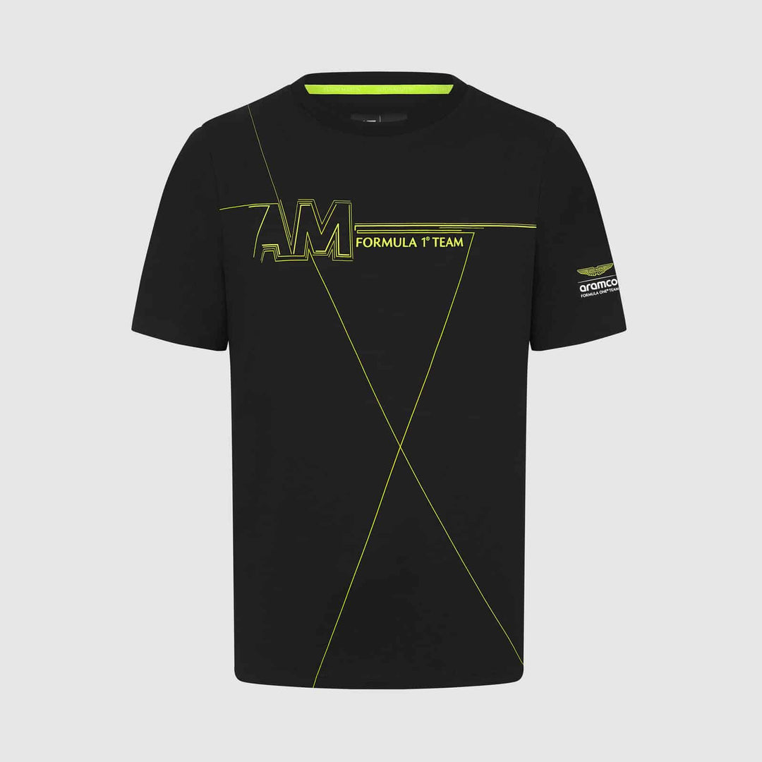 Aston Martin F1 Team 2024 Wireframe Graphic T-Shirt