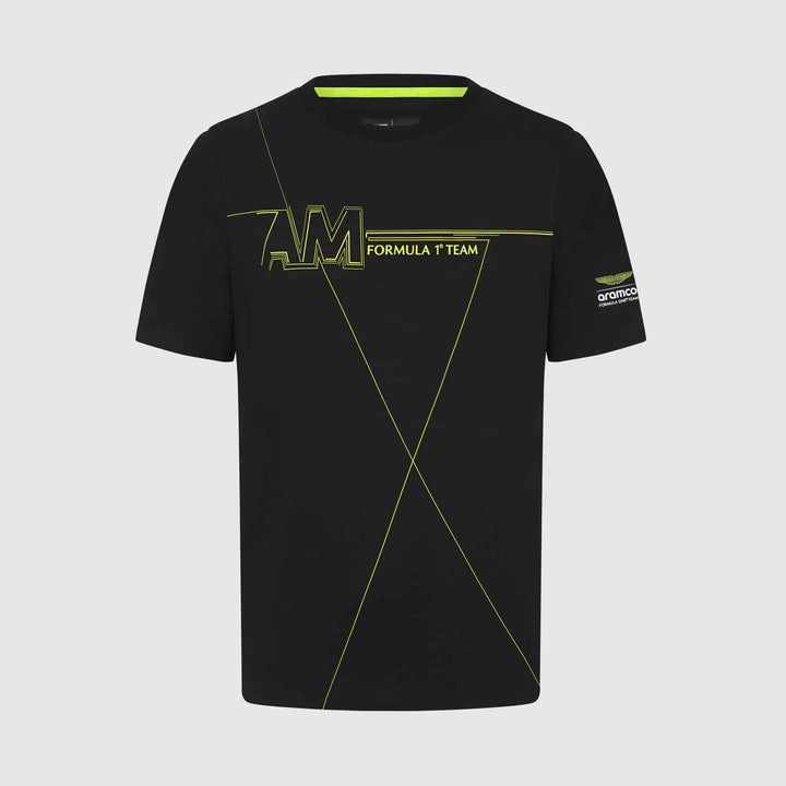 Aston Martin F1 Team 2024 Wireframe Graphic T-Shirt