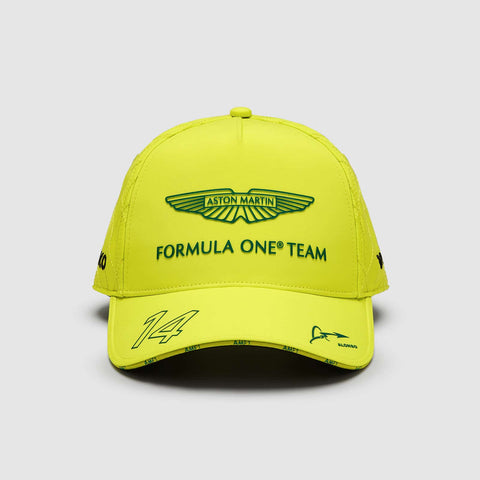 Aston Martin F1 Team – 2024 Fernando Alonso Driver Cap (Lime)
