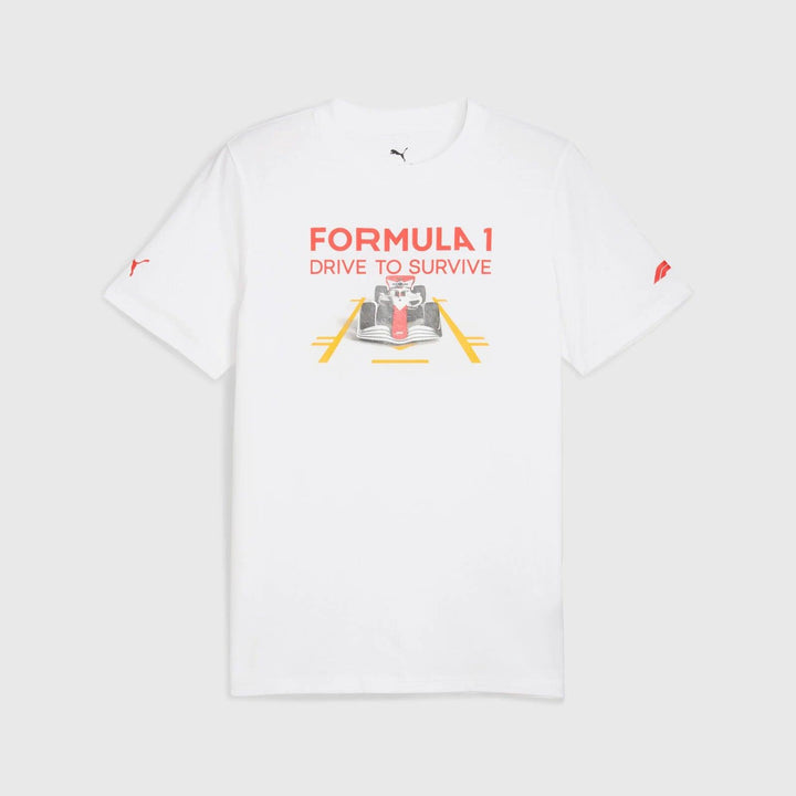 F1 Collection PUMA F1® Drive to survive Relaxed Graphic T-shirt - White