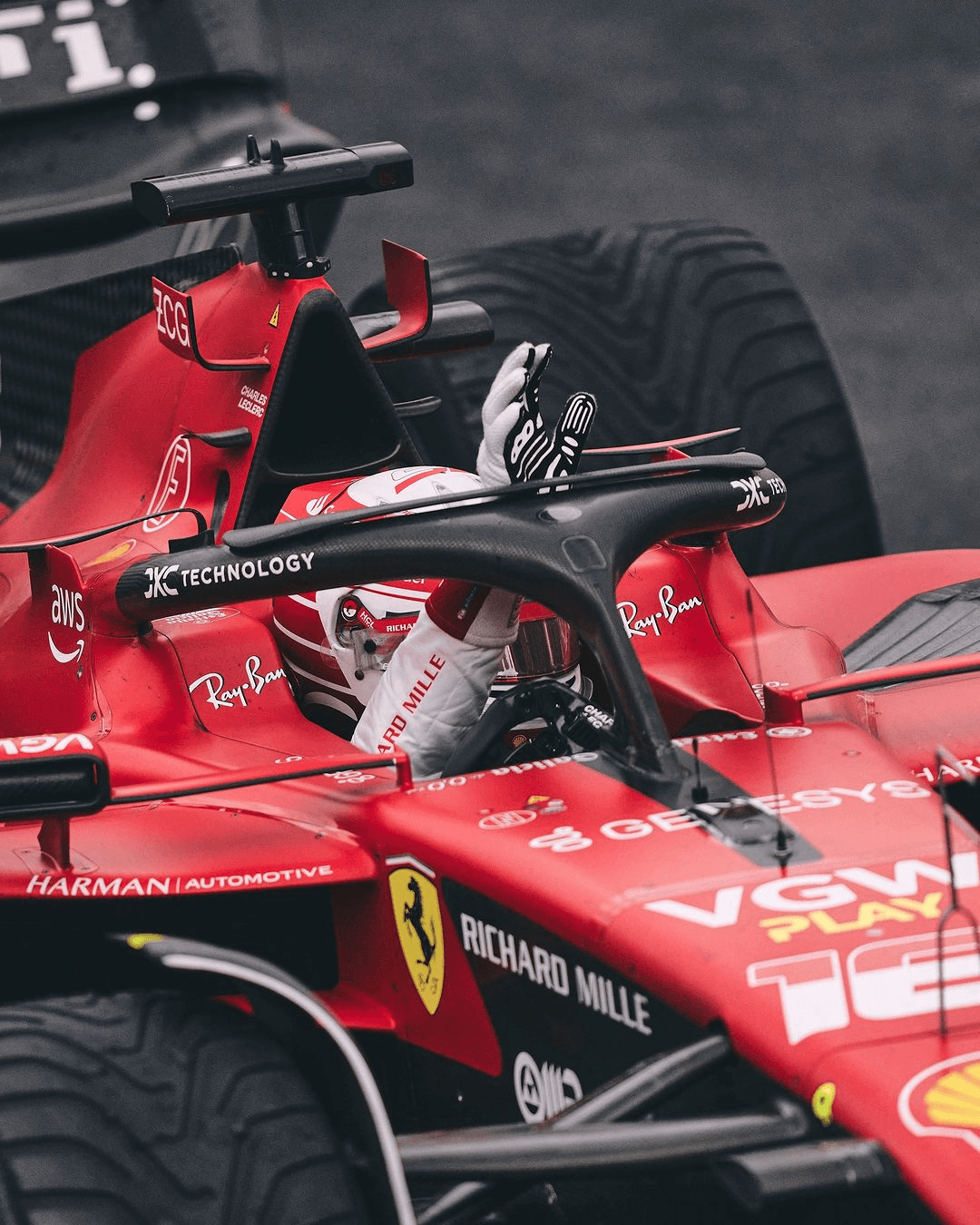 Scuderia Ferrari SF-23 Charles Leclerc Monaco GP 2023 F1 Looksmart Model Car