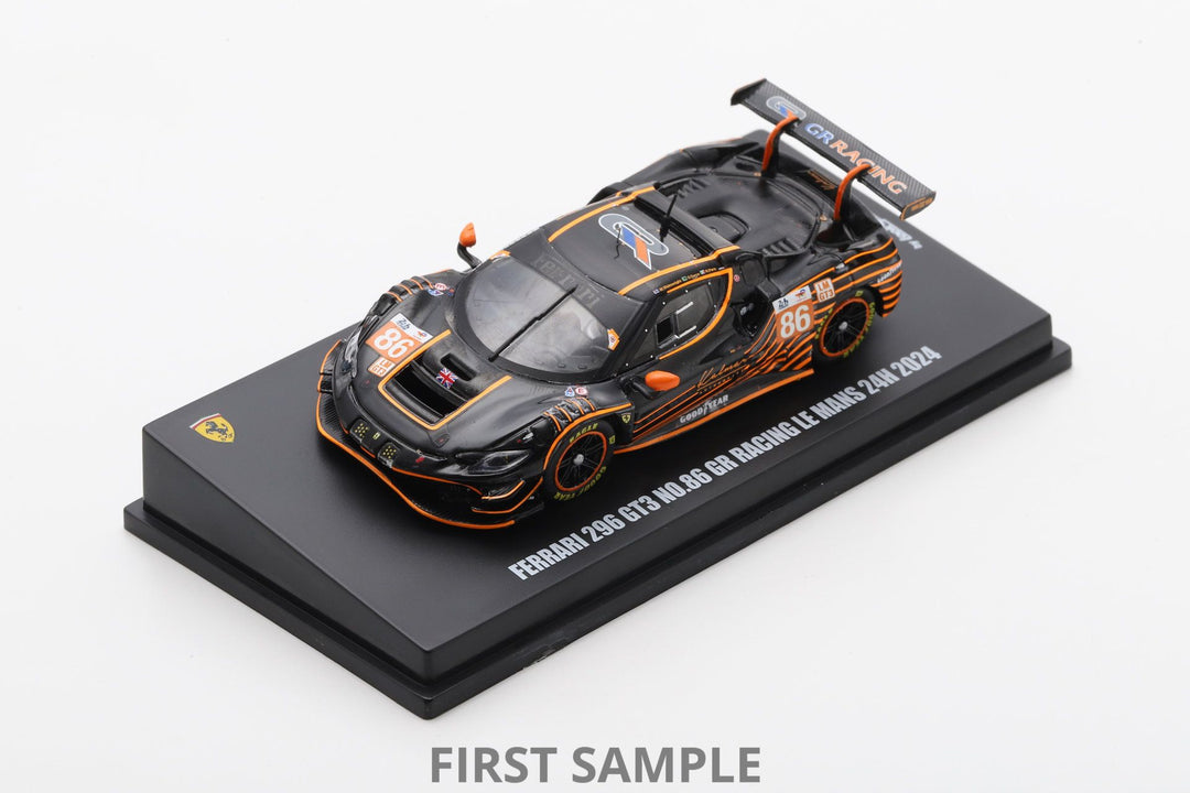 Looksmart 1:64 Ferrari 296 GT3 No.86 GR Racing Le Mans 24H 2024 - Looksmart Scale 1:64 Model Car