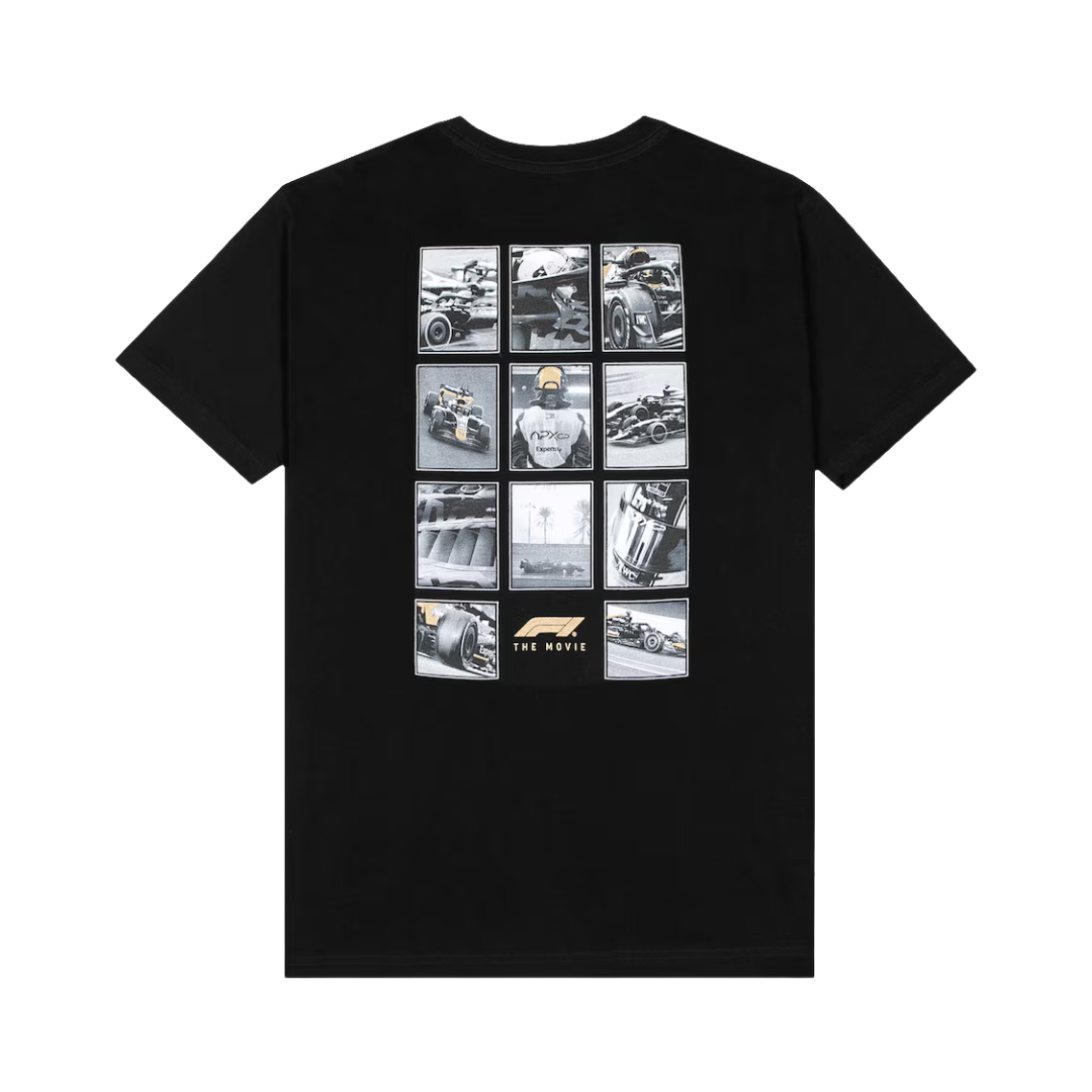 Formula 1 Movie APXGP Photo Collage T-Shirt - Black