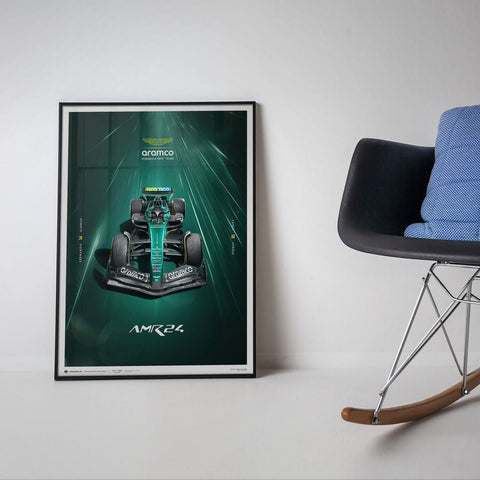 Aston Martin Aramco Formula One® Team - AMR24 - Hyper-Focus - 2024 Poster