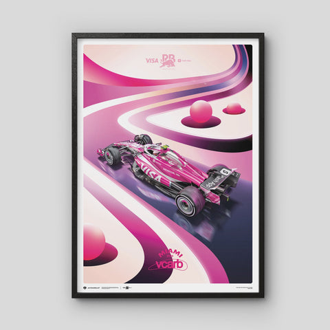 Visa Cash App RB | Miami Grand Prix™ 2025 | Special Edition Automobilist Poster
