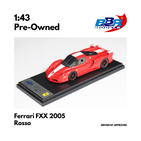 Ferrari FXX 2005 Rosso - Car2 - BBR 1:43 Model Car