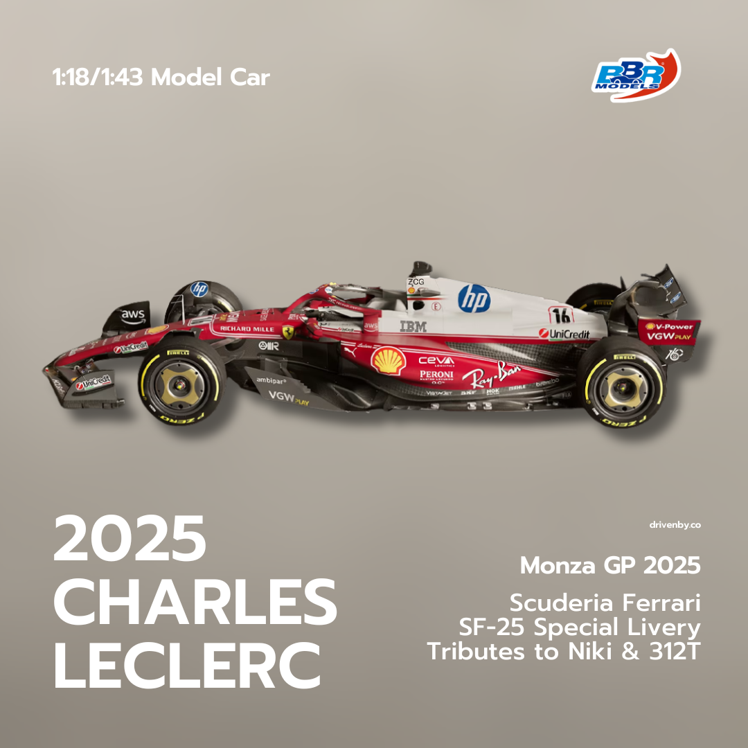 Charles Leclerc - Scuderia Ferrari Ferrari SF25 Monza livery 2025 - BBR Models