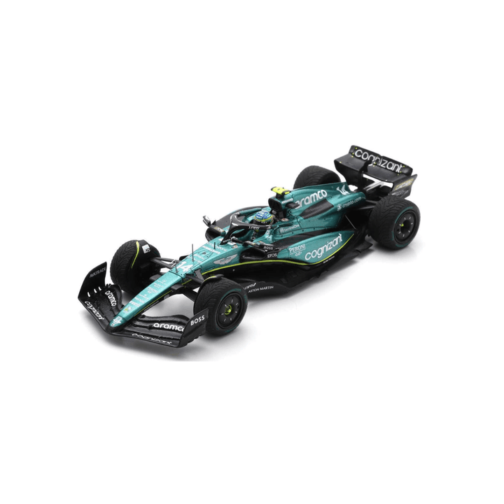 Aston Martin AMR23 - 2023 F1 Model Car Fernando Alonso 2nd Monaco GP - Spark Model
