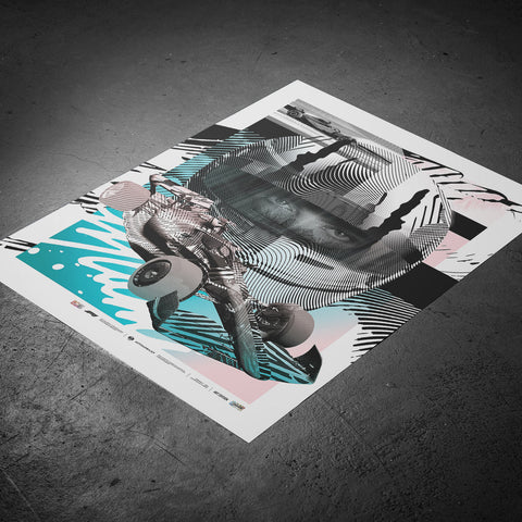 Formula 1® Print Store Artist Series - Miami Edition - 2ALAS Poster - Black Poster