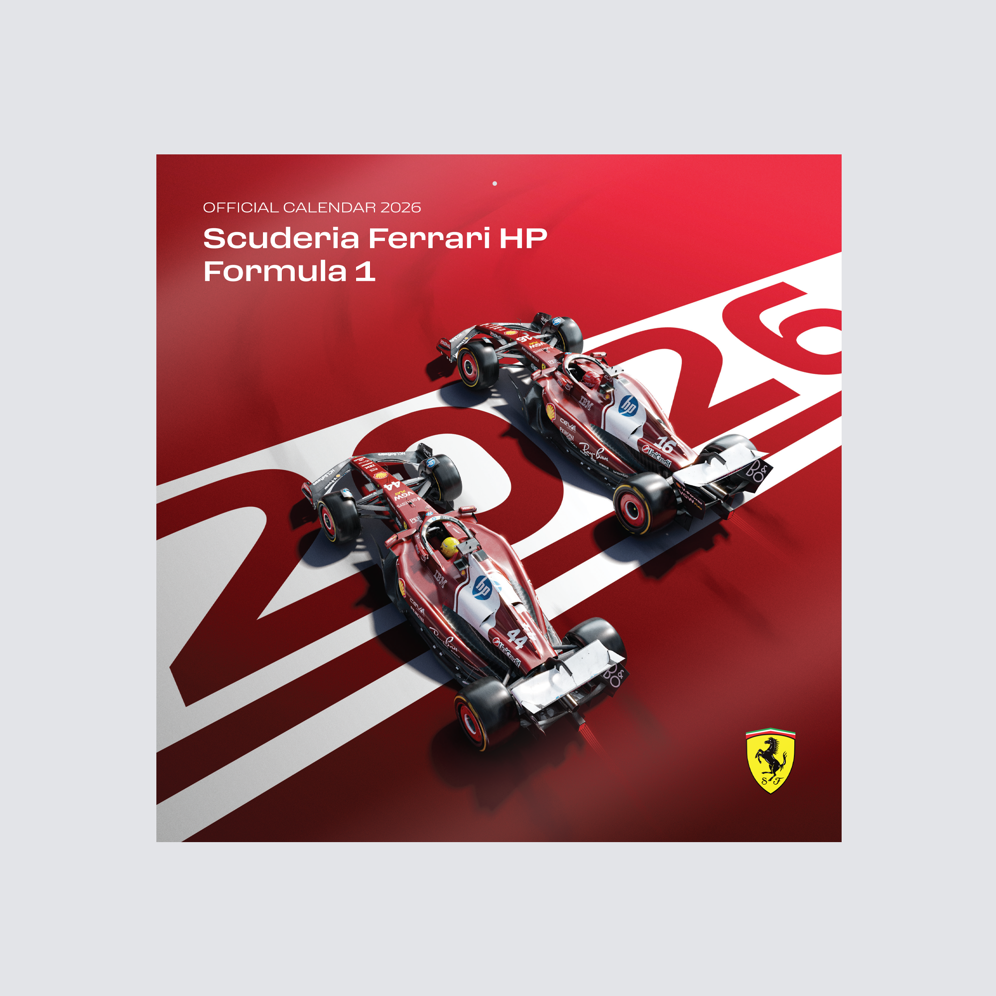 Ferrari Official 2026 Scuderia Ferrari HP Wall Calendar
