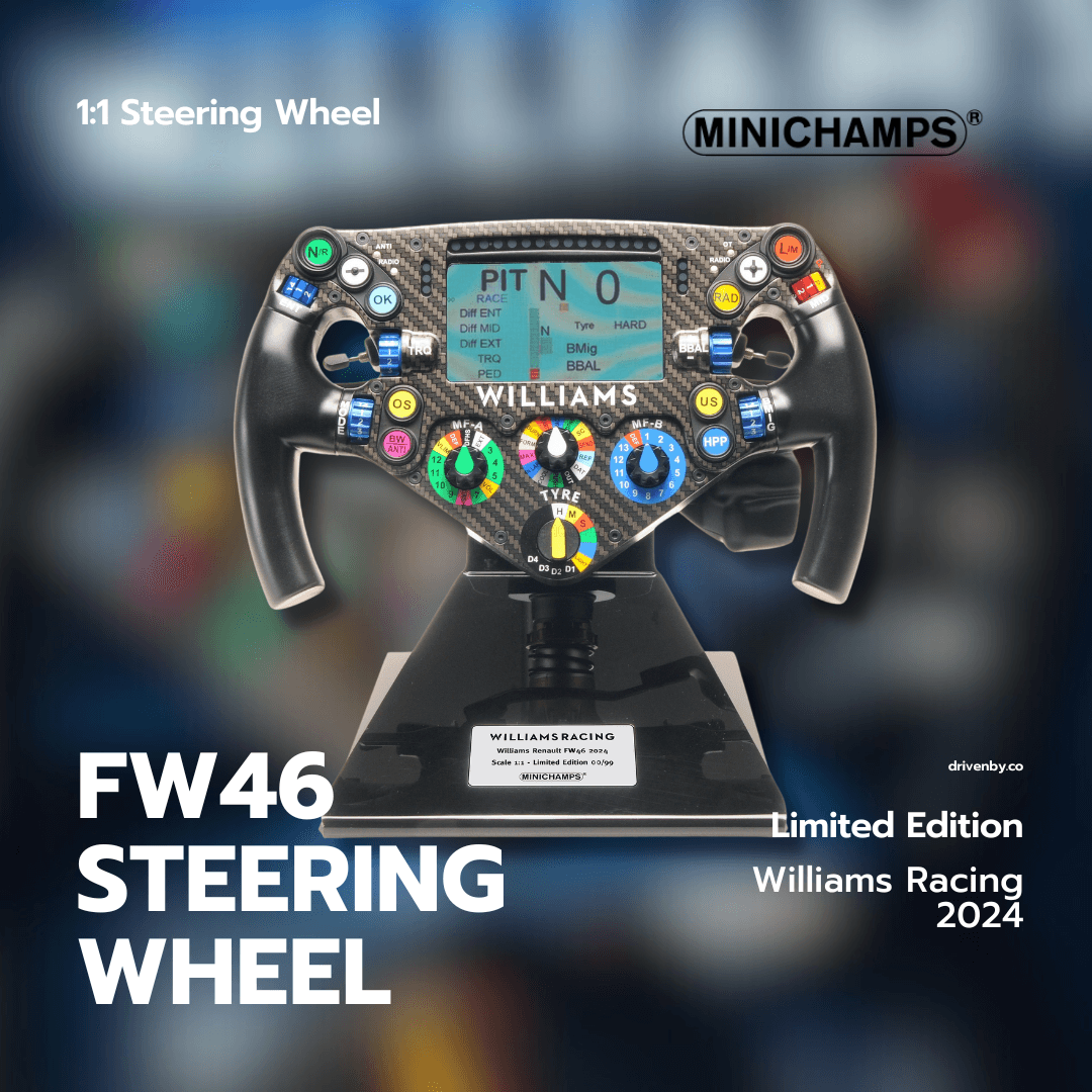 William Racing FW46 Steering Wheel 2024 – Minichamps Scale 1:1