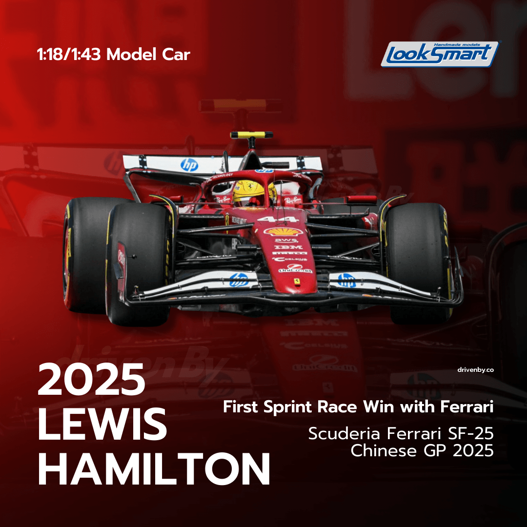 Lewis Hamilton - Scuderia Ferrari SF-25 Winner China GP Sprint Race 2025 - Looksmart F1 Model Car