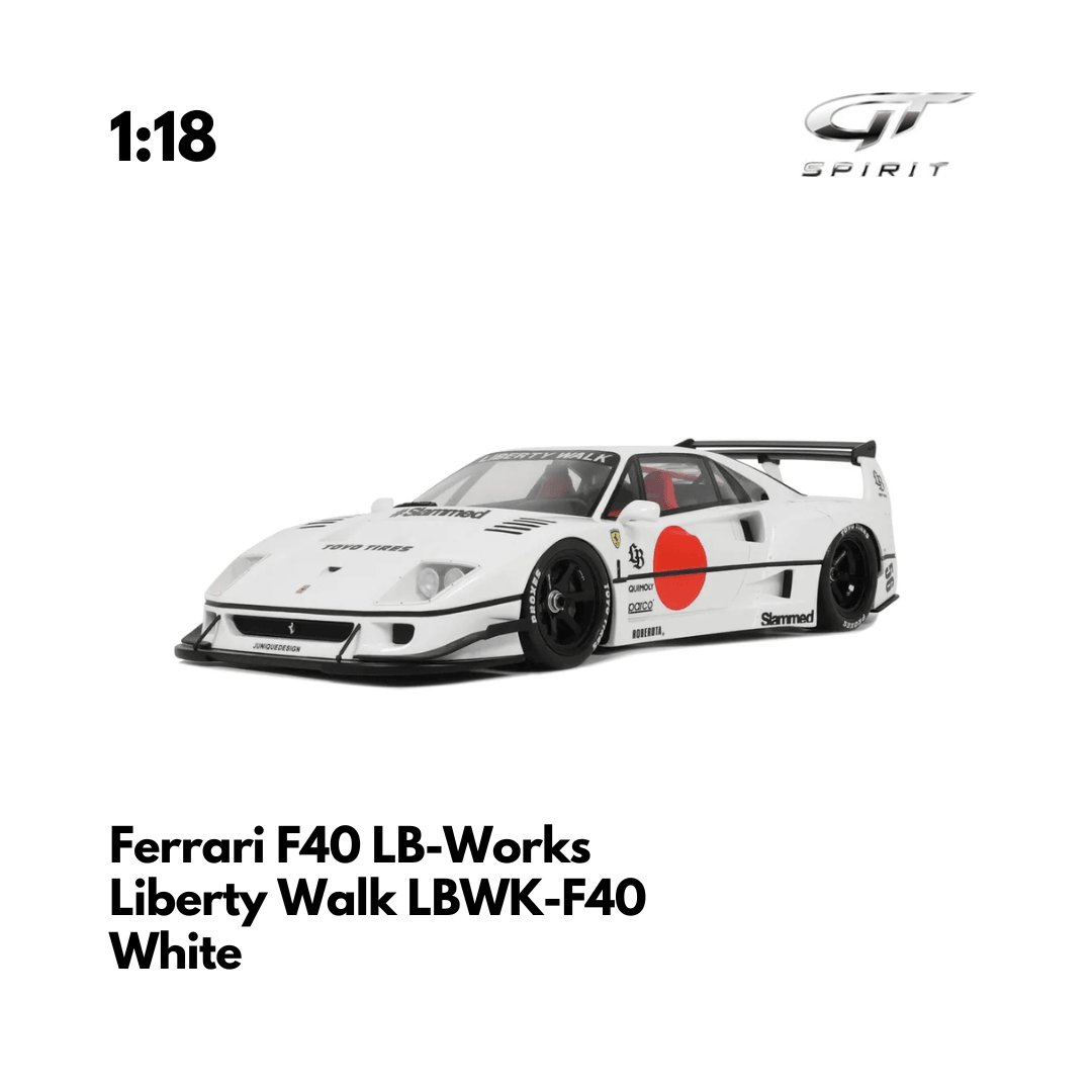 FERRARI - F40 Liberty Walk LBWK F40 2023 - 1/18 GT Spirit