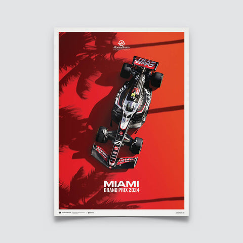 MoneyGram Haas F1 Team - Miami Grand Prix – 2024 Poster
