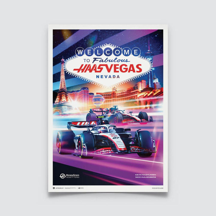 MoneyGram Haas F1 Team - Las Vegas Grand Prix - 2023 Automobilist Poster