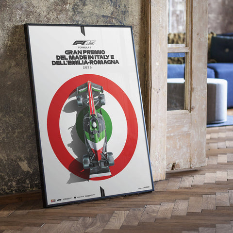 FORMULA 1 GRAN PREMIO DELL'EMILIA ROMAGNA 2025 | Official Automobilist Event Poster