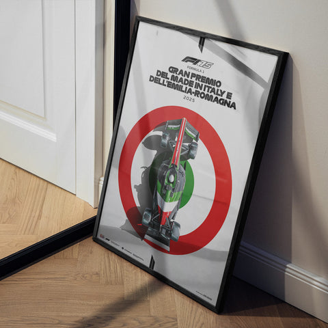 FORMULA 1 GRAN PREMIO DELL'EMILIA ROMAGNA 2025 | Official Automobilist Event Poster