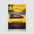 Ferrari 499P - 24h Le Mans - 100th Anniversary - 2023 Automobilist Poster